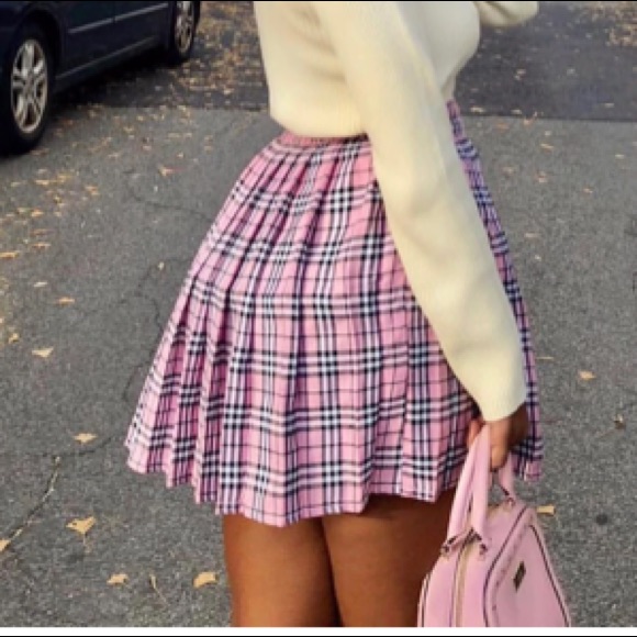 Plaid Pink Skirt